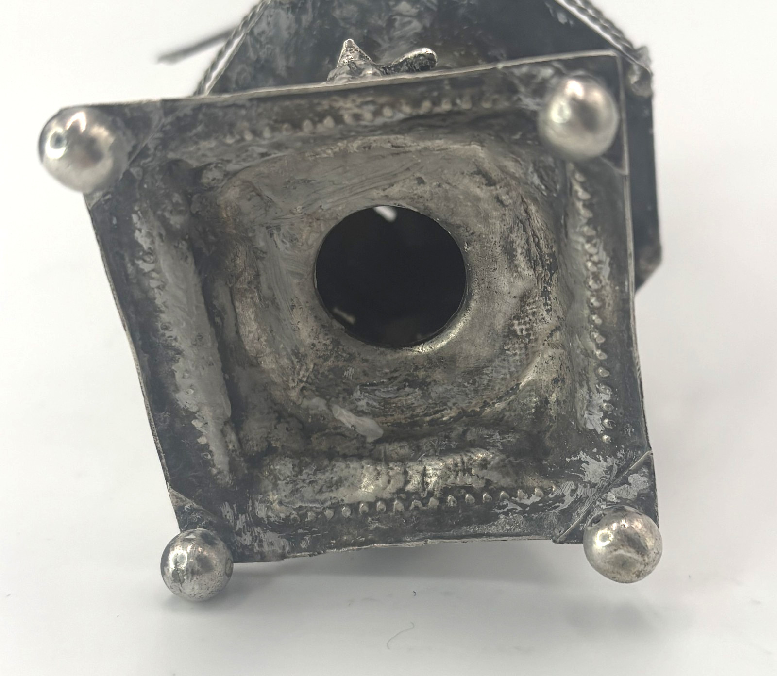 Antique Dutch .833 Silver Small Miniature Windmill Figurine 5" (12.7cm) 95g