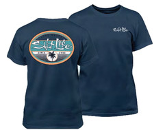 Salt Life Wavy Days Navy Youth M Live Salty Saltlife NWT NEW