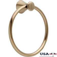 Wall Mounted Toilet Paper Holder Brass Bathroom Space Saver Easy Install New