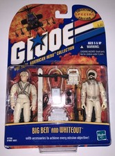 Hasbro 2000 G.I. Joe Big Ben and Whiteout 2 GI Joe Action Figures MOC New Look