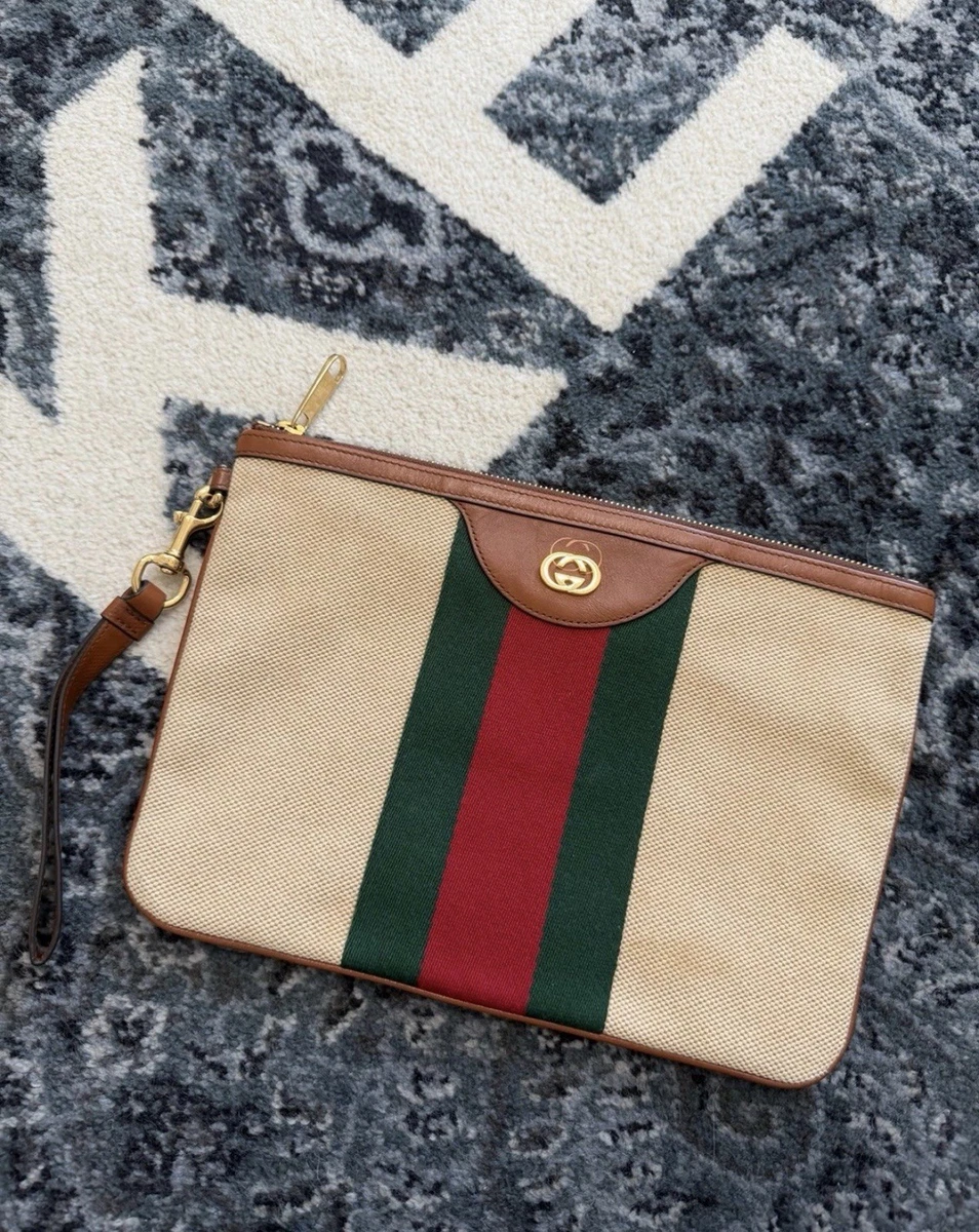 Gucci Striped Clutch Bags & Handbags for Women for sale | eBay