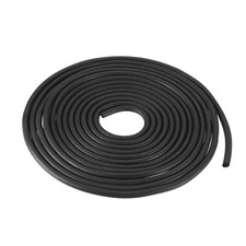 Foam Rubber Weather Seal Strip 3mm Diameter 6 Meters Long for DIY Gasket