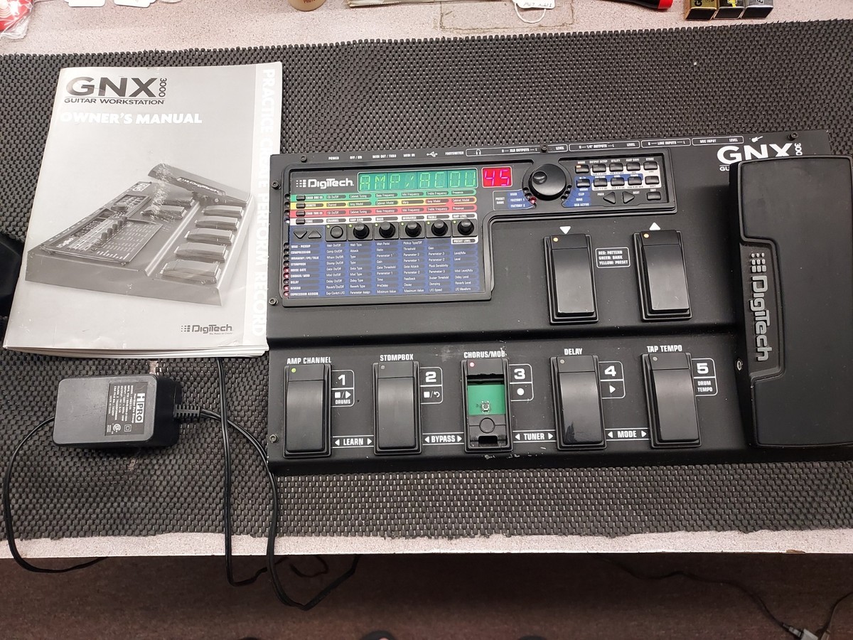 ギター digitech GNX3000 Guitar Workstation DigiTech GNX3000 Guitar Multi-Effects Pedal | zZounds