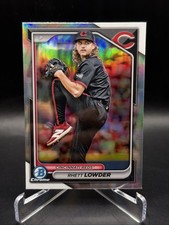 Rhett Lowder 2024 Bowman Draft Chrome Refractor - #BDC-23 Cincinnati Reds