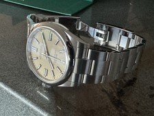 UNWORN 2025 Rolex Oyster Perpetual OP BEIGE Stainless Steel 41mm Watch 134300 11