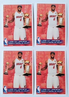 Panini NBA Sticker Kollektion 2012-13 X4 LeBron James Finals MVP # 252 Lor1