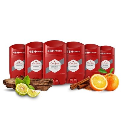 Old Spice Original Deo Stick für Männer, Aluminium 8,33 ml (6er Pack) 