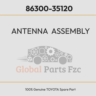 Toyota OEM ANTENNENBAUGRUPPE 8630035120  86300-35120