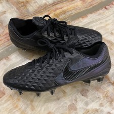 Nike Tiempo Legend 8 Elite Flyknit ACC FG Kinetic Black Soccer Cleat 6 M - 7.5 W