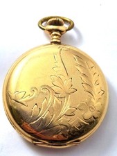 Vintage Waltham Pocket Watch in Gold Filled Hunter's Case, 1900's, Vintage Watch