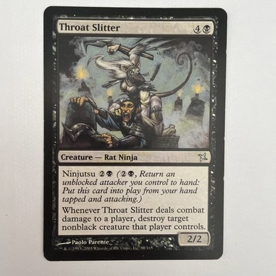 MTG Throat Slitter Betrayers of Kamigawa Uncommon Karte 88/165 Regular