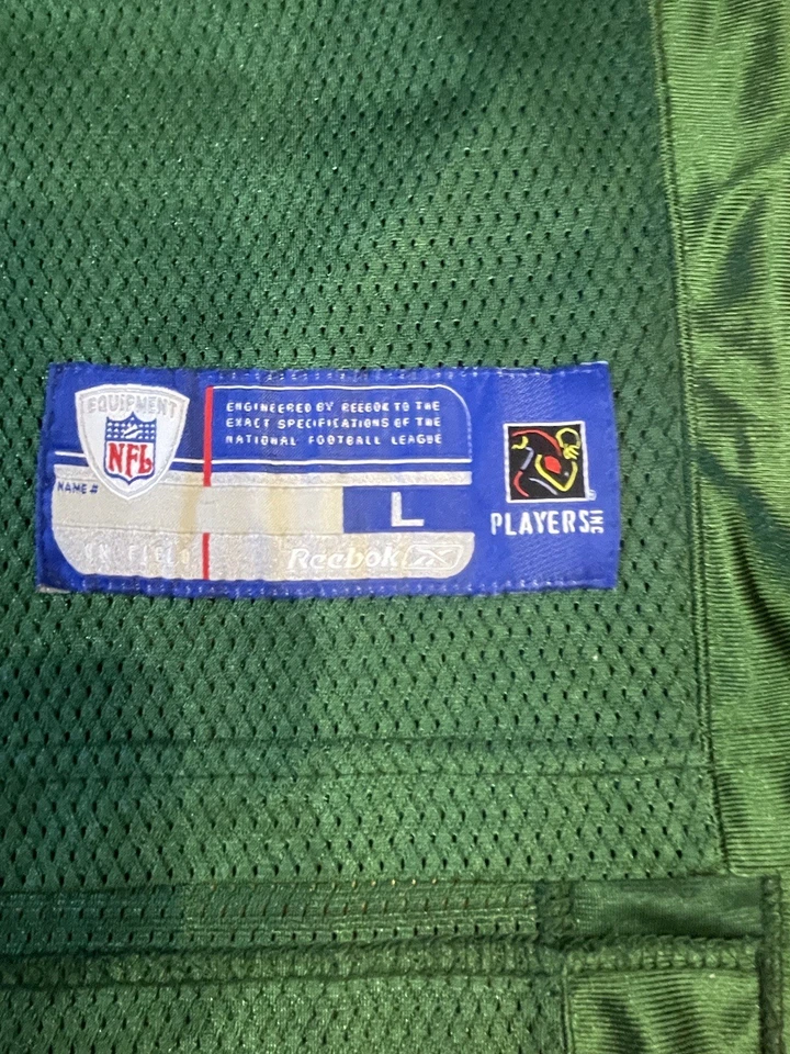 Vintage Jonathan Vilma #51 Reebok NFL New York Jets Jersey Men's Large - Image 3 of 4