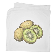 'Kiwi Fruit' Cotton Baby Blanket / Shawl BY00045180 