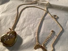 NEW KIRKS FOLLY LOVE ALWAYS HEART LOCKET NECKLACE GOLDTONE