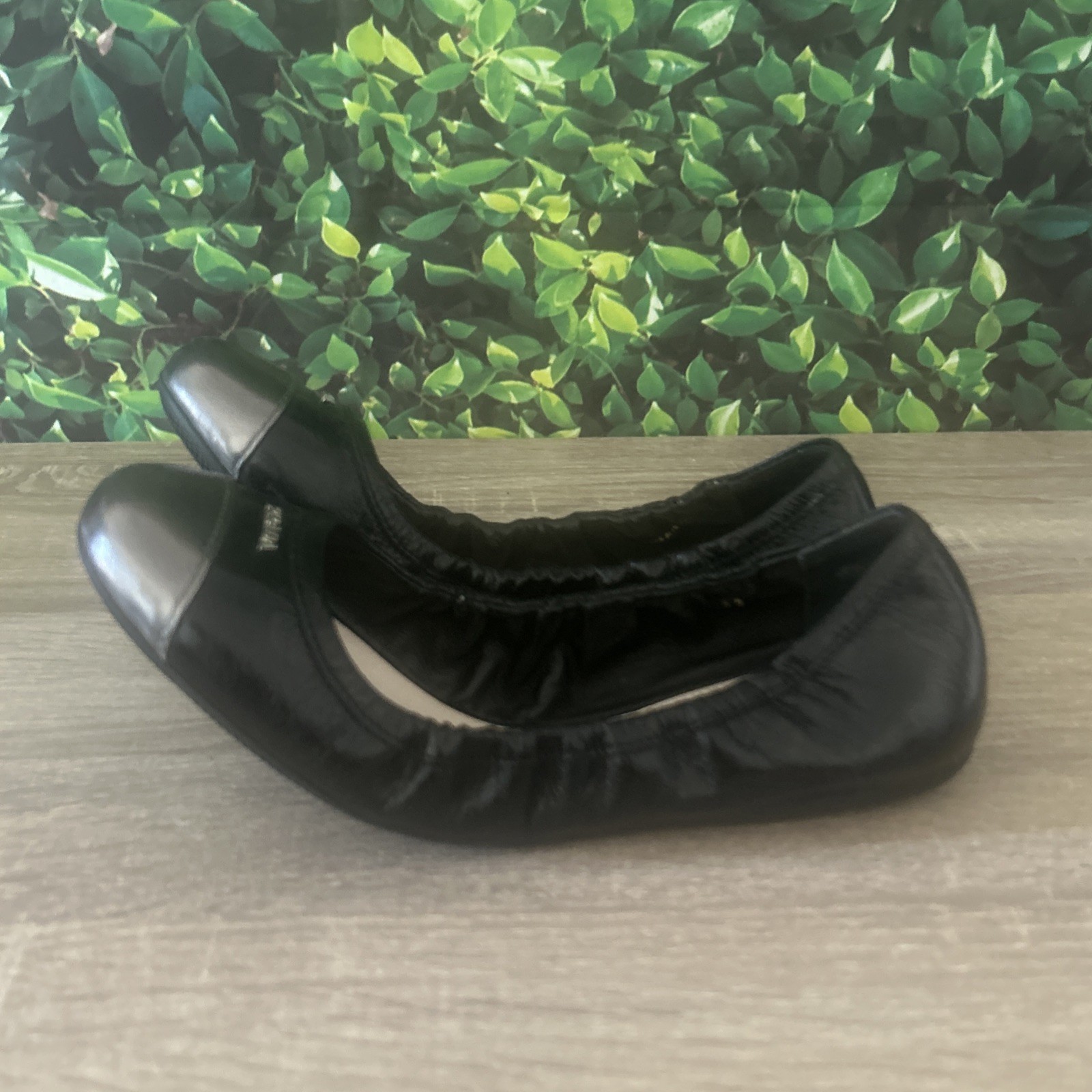 AUTHENTIC PRADA CAP TOE LOGO BALLET BALLERINA FLA… - image 5