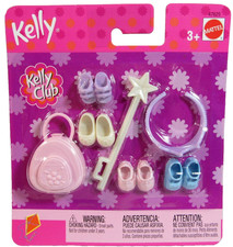 MATTEL BARBIE 2002 KELLY CLUB ZAPATOS Y ACCESORIOS MODA MUÑECA CONJUNTO #47625 - NUEVO