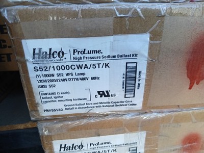 Halco S52/1000CWA/5T/K  High Pressure Sodium Ballast Kit 1000W (Qty 4 Available)