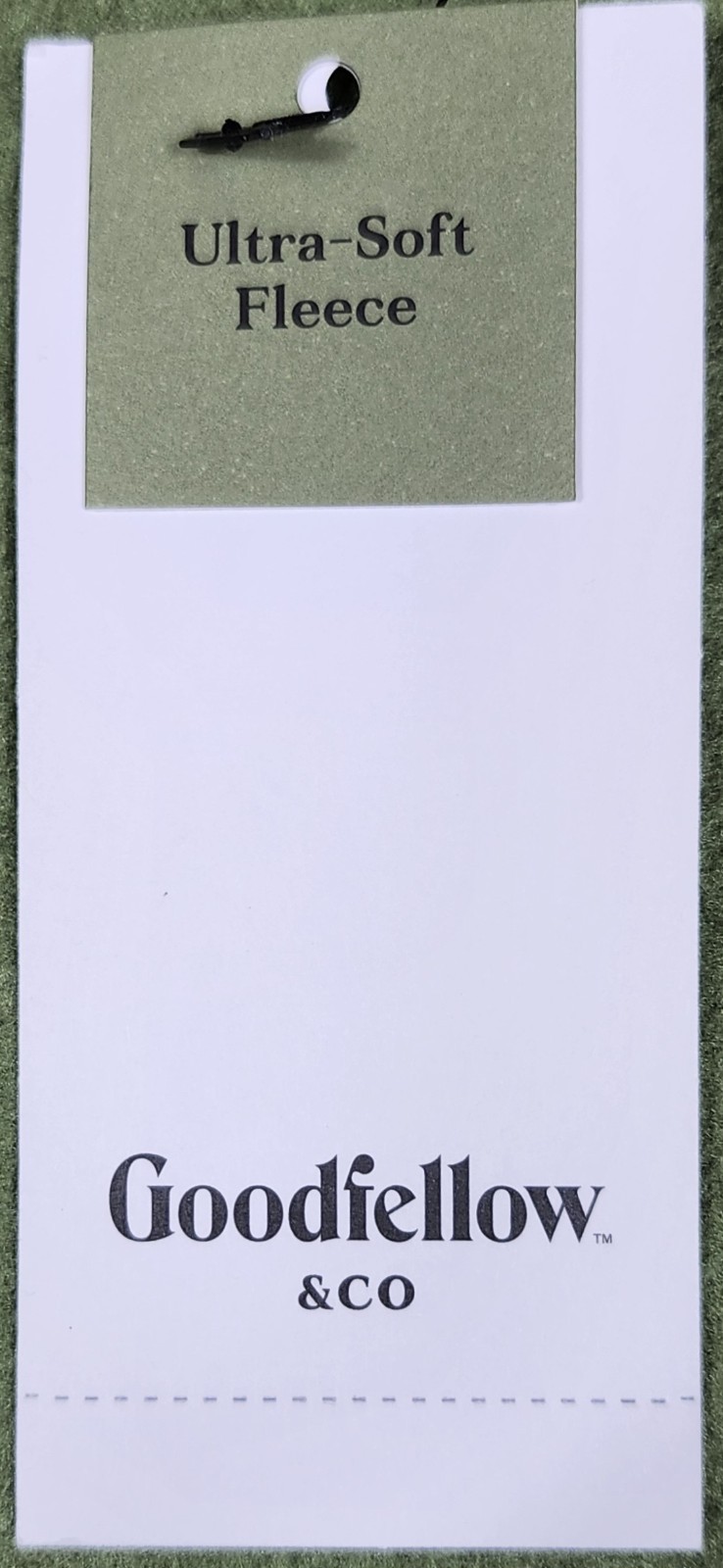 Men's Hoodie L Green Goodfellow Zip Up Soft Fleece Standard Fit Sweatshirt