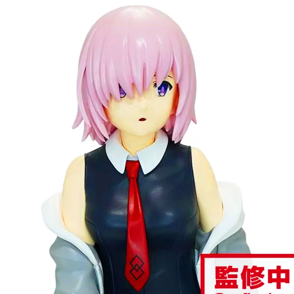Figurine Mash Kyrielight Fate Grand Order avec bouclier Shielder détaillé en ABS