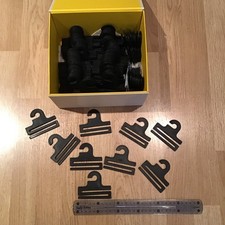 100 Tie Hangers Display- Tie Holder Organiser Black