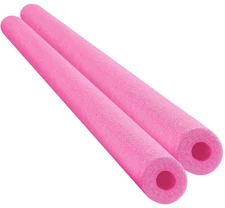 Floating Pool Noodles Foam Tubes 2-Pack - Thick 52 Hollow Swim Accessories