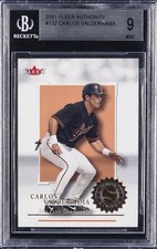 2001 FLEER FLEER AUTHORITY 0682/2001 #132 CARLOS VALDERRAMA BGS 9