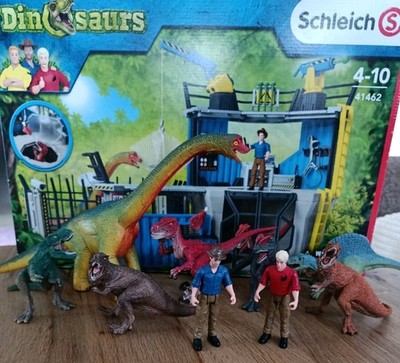 SCHLEICH 41462 Große Dino-Forschungsstation+ 6 Figuren Extra       