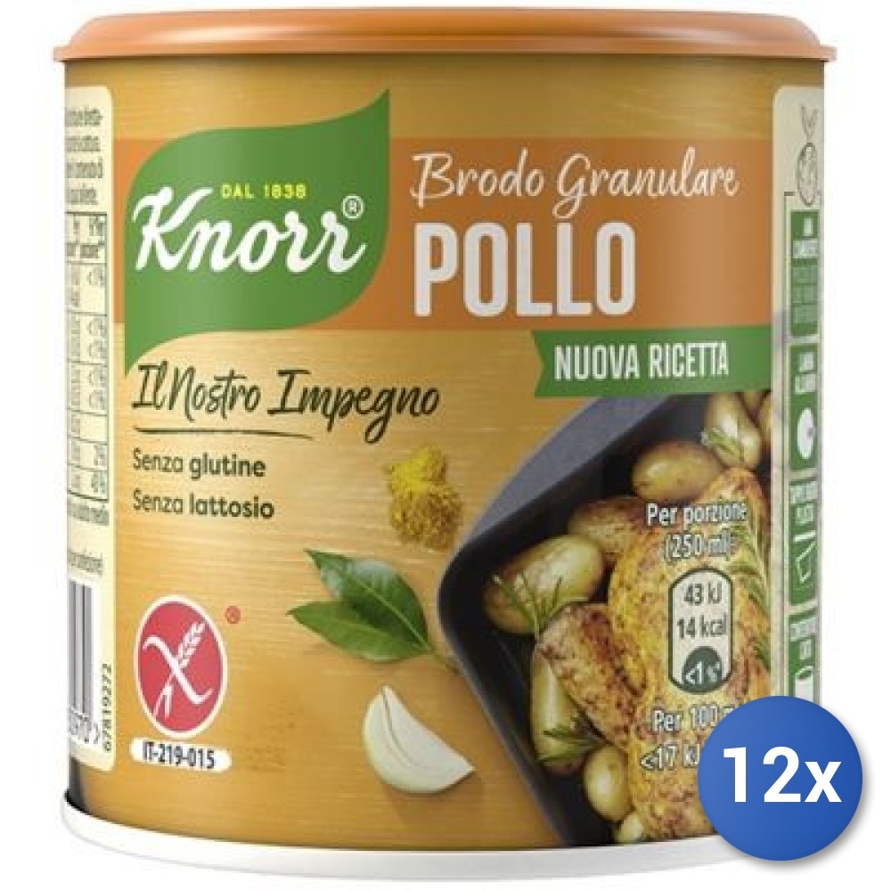 12X Multipack Knorr Granulated Broth 150G Chicken New 2020