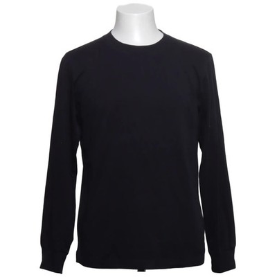 Uniqlo, Langarmshirt, Größe: M, Airism, Schwarz, Baumwolle/Polyester #klT