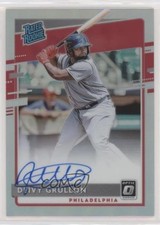 2020 Donruss Optic Rated Rookie Signatures Holo Prizm Deivy Grullon Auto 0o6v