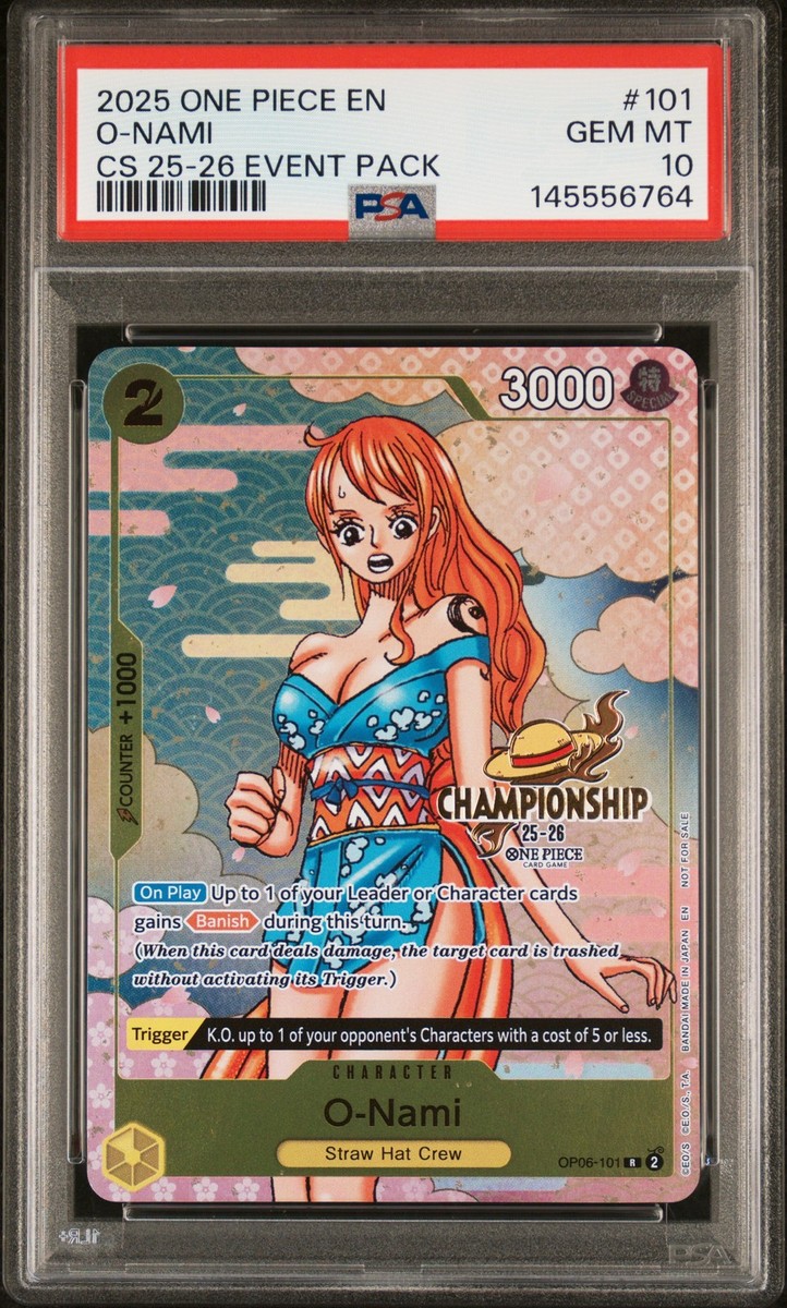 O-Nami (CS 25-26 Event Pack) OP06-101 One Piece Promotion Cards