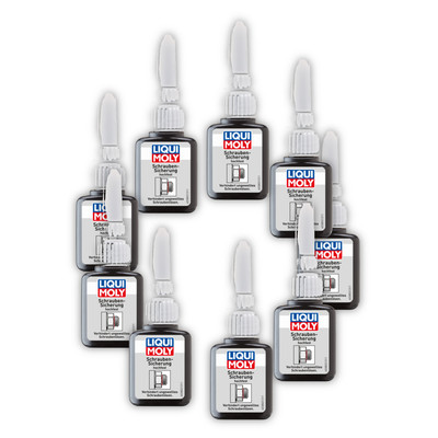 9x 10g LIQUI MOLY 3803 Schraubensicherung hochfest Schrauben-Sicherung Locktight