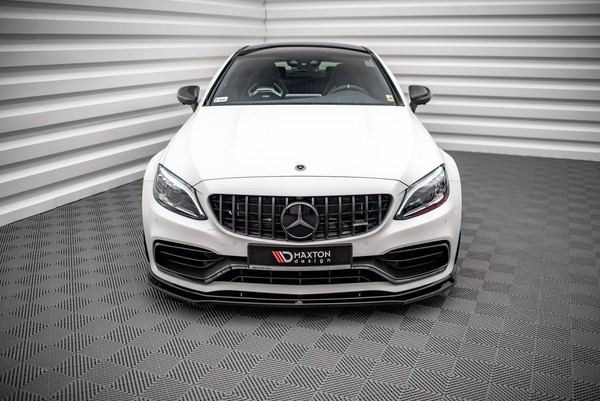 Maxton Design Frontlippe V.3 Passend FüR Mercedes-Amg C63 Coupe Amg Aero Pack C2-image