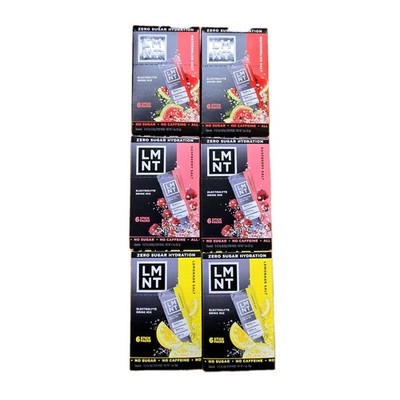 LMNT Zero-Sugar Electrolytes Drink  Variety 36 Pack 3 Flavors Non-Caffeinated