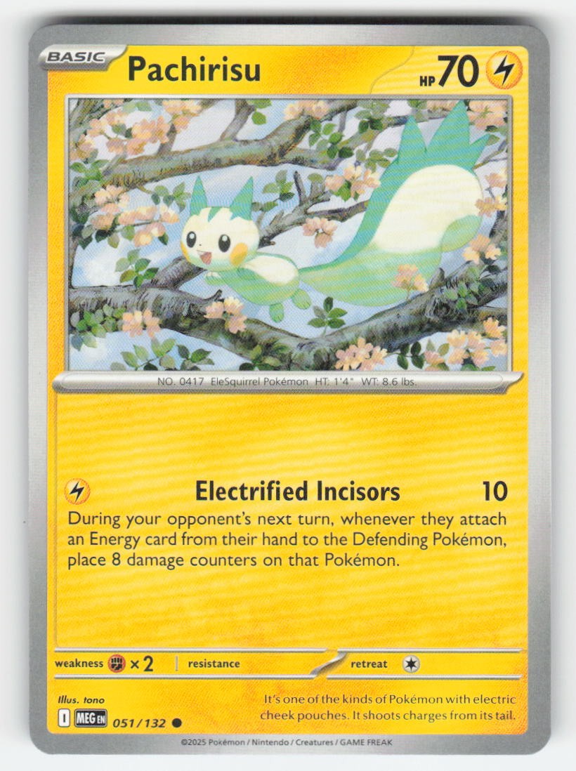 PACHIRISU 051/132 C NEAR MINT
