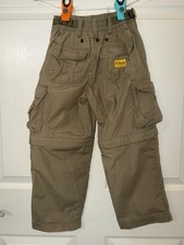 VNTG Boys 1989 SYPHER INDUSTRIAL SZ 5 CARGO MILITARY PANTS "RARE" ZIP LEG DRAW