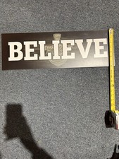 2021/22 Stanley Cup Playoffs “Believe” Colorado Avalanche Locker Room Sign