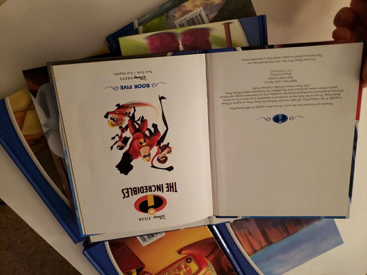 Disney Pixar Storybook Library 12 Book Box Set Collection Hardback