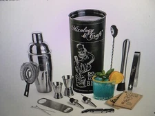 Mixology Bartender Kit: 14-Piece Cocktail Shaker Set - Bar Tool Set for Home and