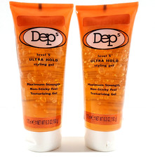 2 Pack Dep Level 5 Ultra Hold Styling Gel Max Strength 6.3 Oz NEW Japanese
