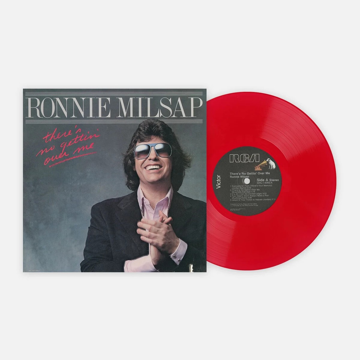 RONNIE MILSAP THERE'S NO GETTIN OVER ME VINYL NEW! LIMITED RED 180