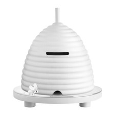 Christofle 'Beebee' Silver Plated  Wood Beehive Money Bank, Factory New