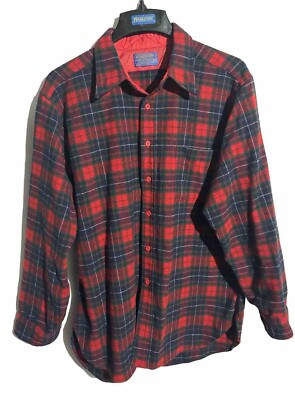 トップス 80's Pendleton wool board shirts Pendleton 80s Wool Shirt Board Check Vintage No Damage