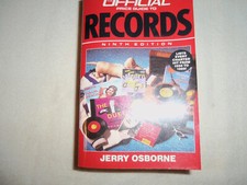 Jerry Osbotne Official Guide to Records 9th Edition, 1990.