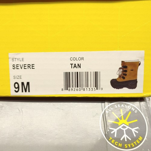 Khombu Severe Snow Winter Boot Womens Size 9 Brown Leather WP 3M Thinsulate 400g - Picture 9 of 10