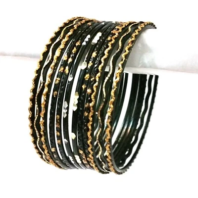 Indische Armreifen Ø6,5cm Armband Bollywood Schmuck Churiyan Bangles Anarkali - Bild 1 von 3
