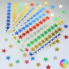 ⭐Star Stickers Merit Reward 495 Stickerrs Dot Stickers 5 Colours Xmas Stickers⭐