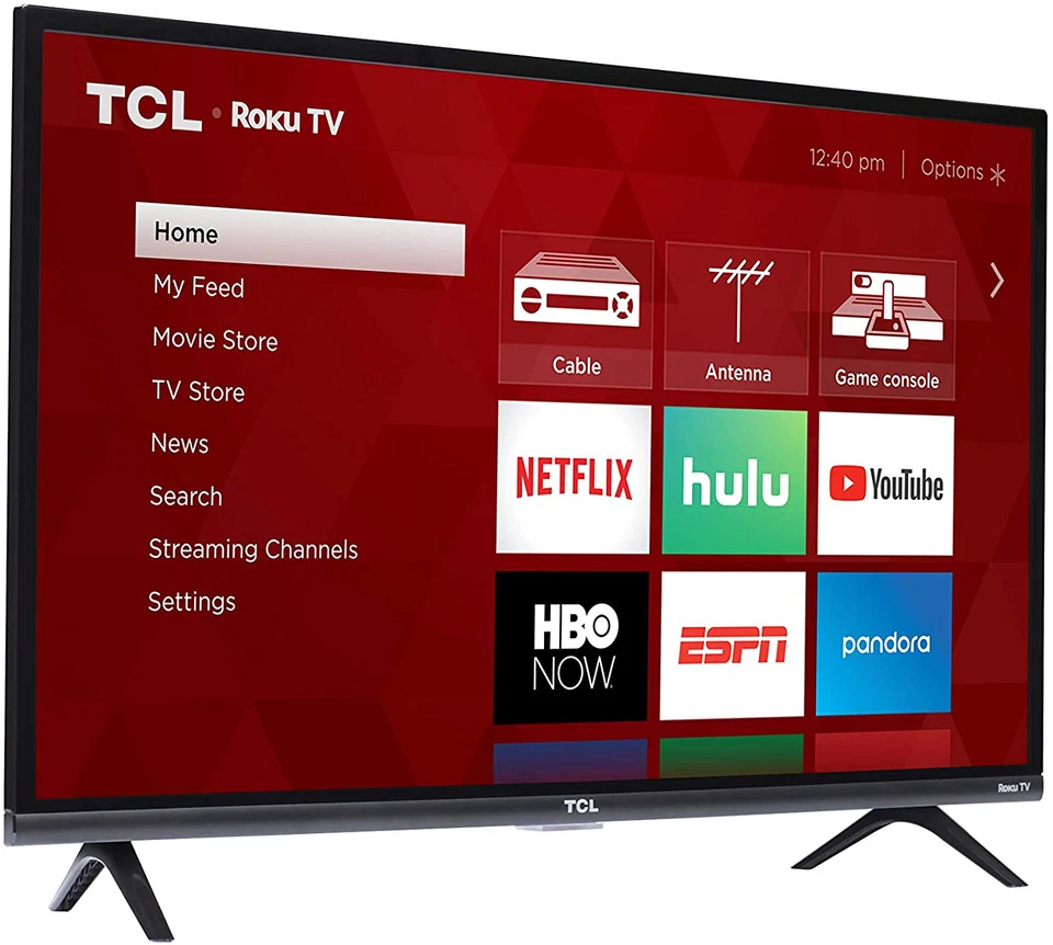 TCL 32-49-inch Roku Smart LED HDTV 720p/1080p w/ 3 x HDMI x1 USB Wi-Fi 60Hz New - Image 4 of 4