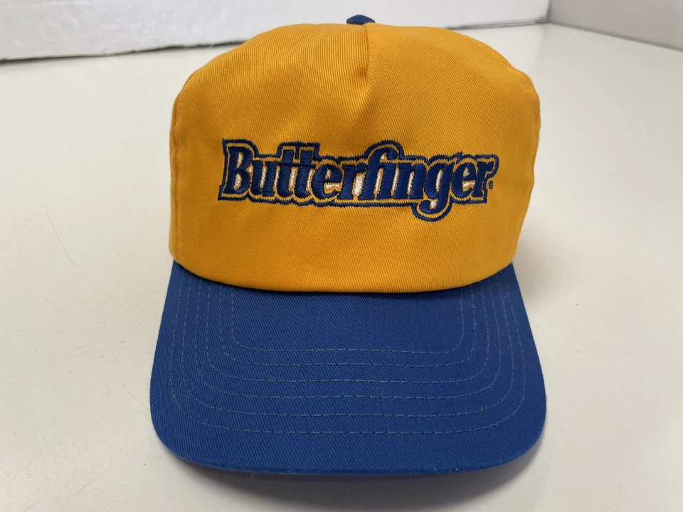 De Colección SCM Promo Publicidad DEDO MANTEQUILLA Sombrero Años 90 Candy Bar Snapback Gorra de Béisbol EE. UU. Foto 3 de 4