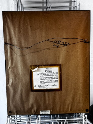 JULIO DE DIEGO (1900-1979) Litografia Flamenco Originale FIRMATA Edizione Limitata - Foto 4 di 5